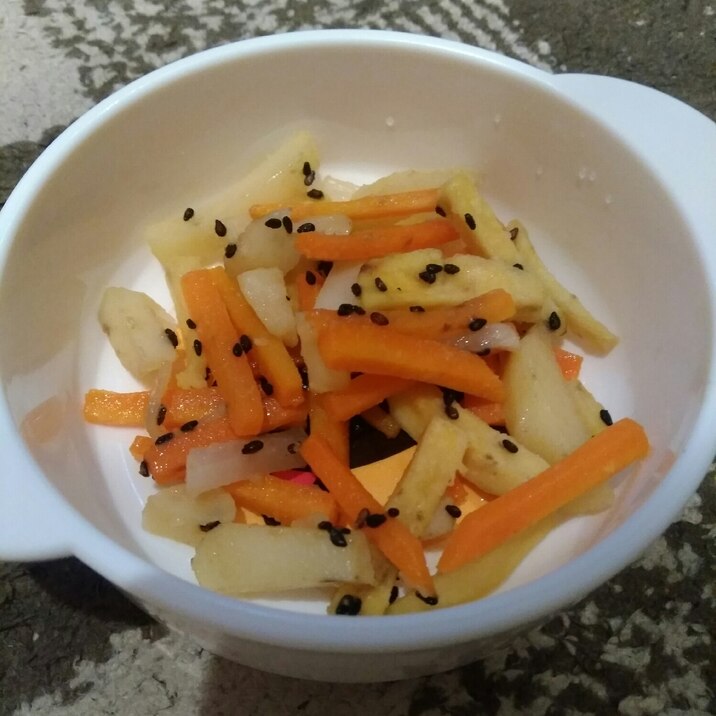 色々野菜のきんぴら煮【離乳食、幼児食に】